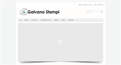 Desktop Screenshot of galvanostampi.it